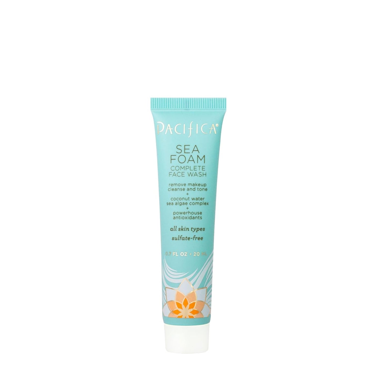 Pacifica Face Wash - Sea Foam Mini Travel Size, Skincare, Daily Gentle Foaming Cleanser