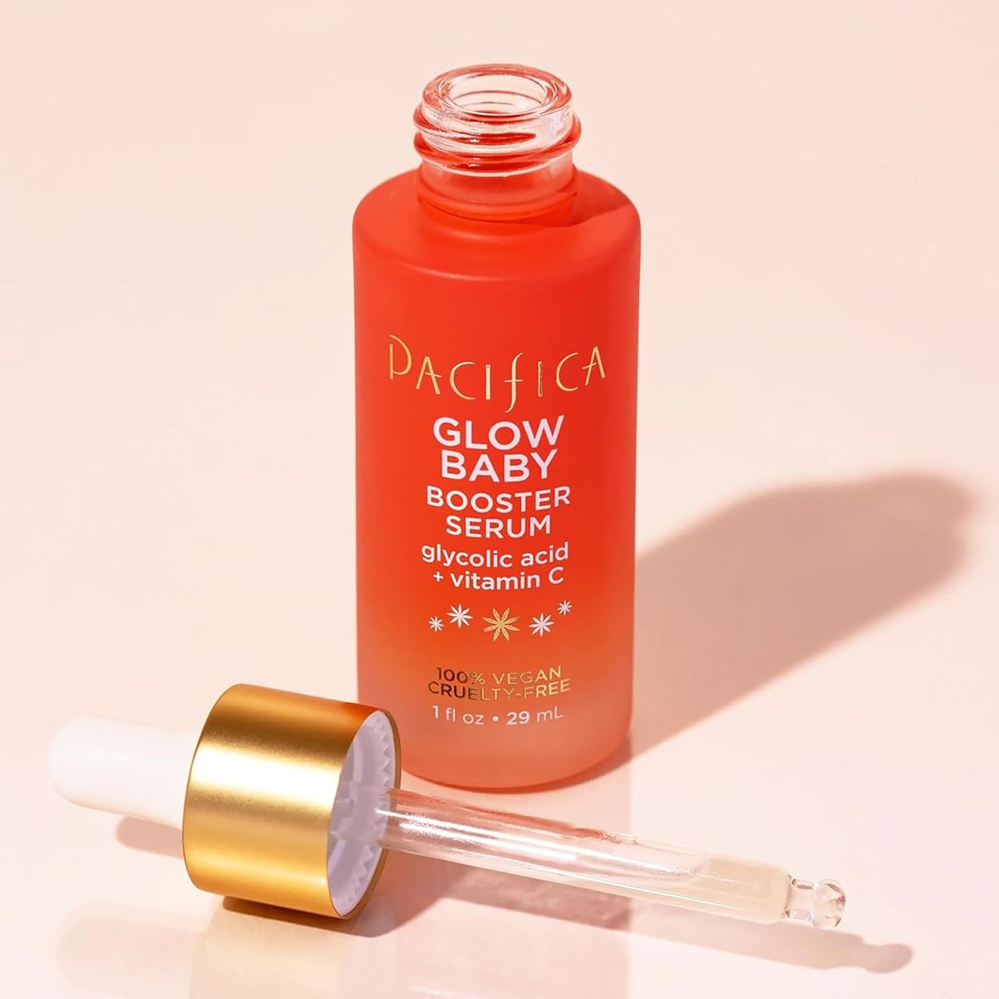 Pacifica Beauty, Glow Baby Booster Serum For Face, Vitamin C and Glycolic Acid