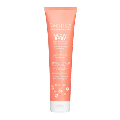 Pacifica Beauty Glow Daily Face Cleanser, Exfoliating, Vitamin C, AHA