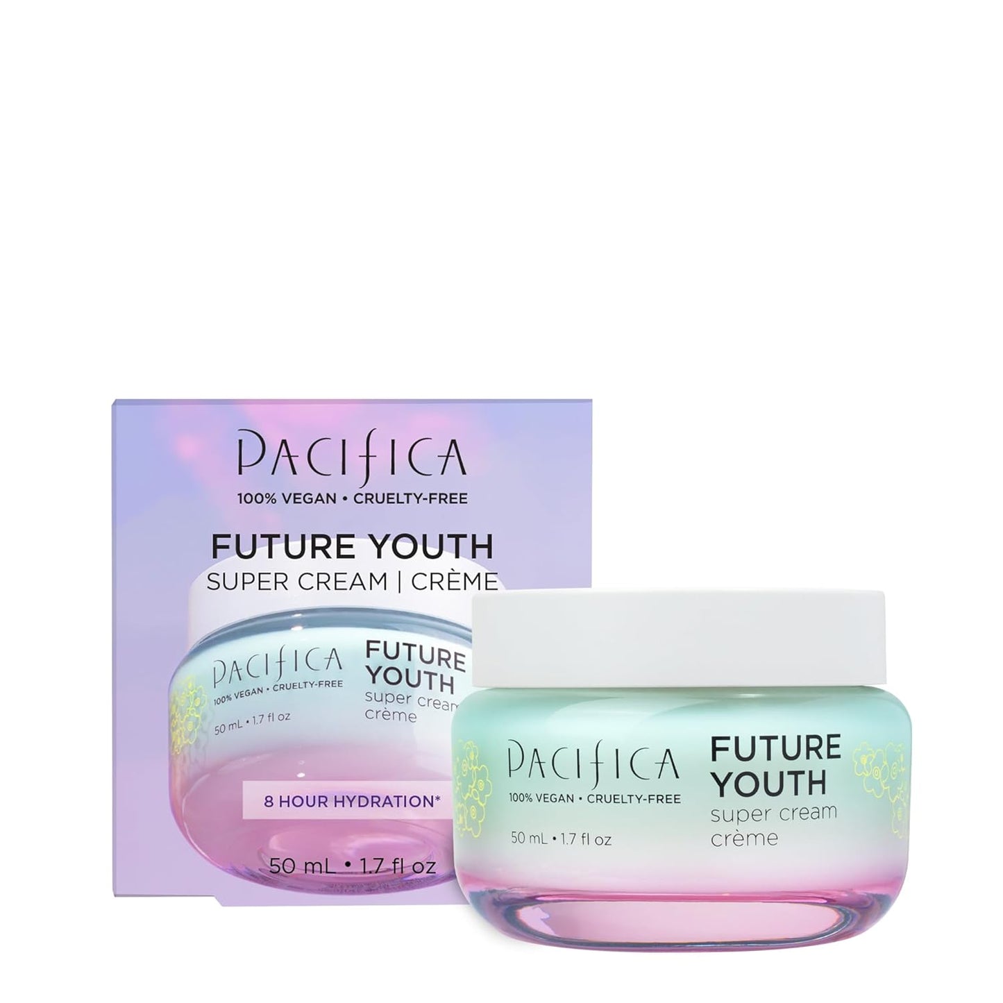 Pacifica Future Youth Super Cream, Daily Face Moisturizer, Skincare, Hydrating, Aging Skin