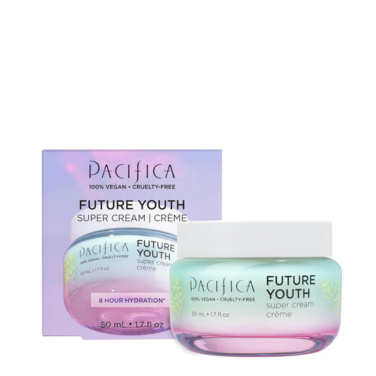 Pacifica Future Youth Super Cream, Daily Face Moisturizer, Skincare, Hydrating, Aging Skin