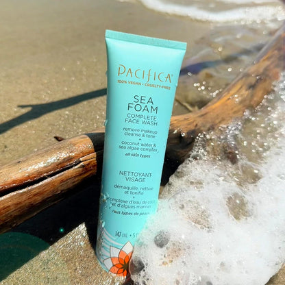 Pacifica Face Wash - Sea Foam Mini Travel Size, Skincare, Daily Gentle Foaming Cleanser