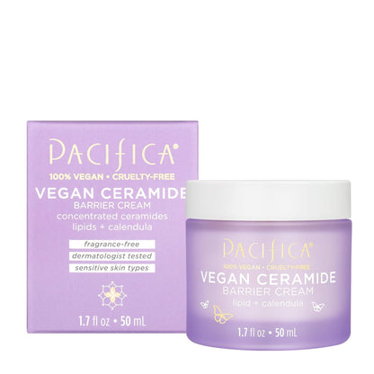 Pacifica Face Cream - Vegan Ceramide Barrier Cream w/Niacinamide & Shea Butter